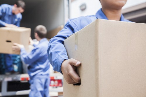 Planning office removals in Northkensington with boxes and workspace coordination