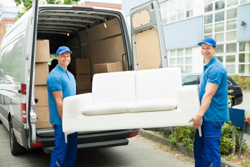 Storage staff carrying out a safety check in a secure facility
