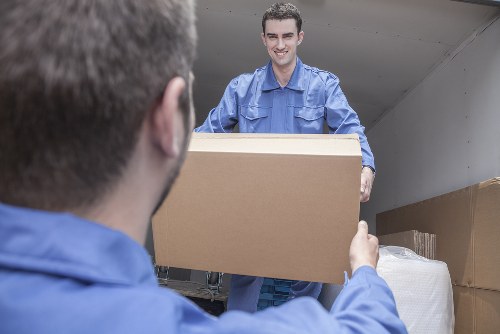 Prepared boxes and furniture for a Northkensington move