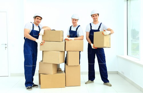 Secure document storage facility in Northkensington with organized archive boxes