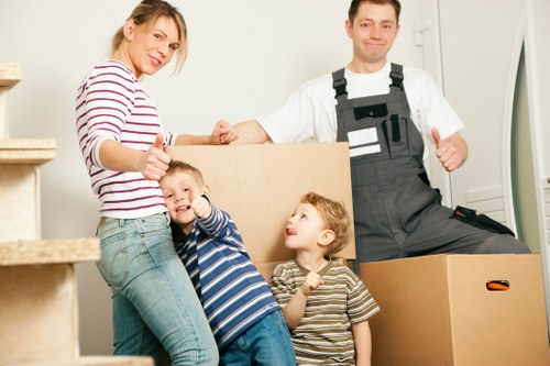 Careful furniture handling during Northkensington house removals